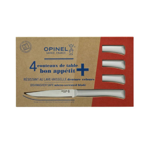 Bon Appêtit + - Coffret de 4 couteaux de table Opinel Nuage