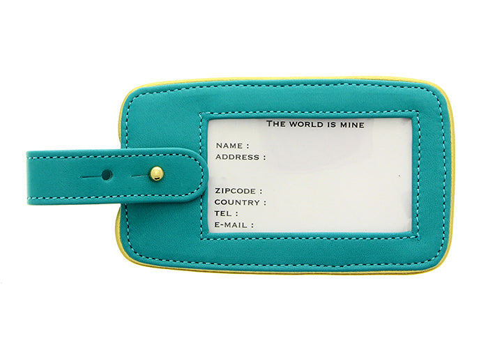 Étiquette bagage (turquoise)