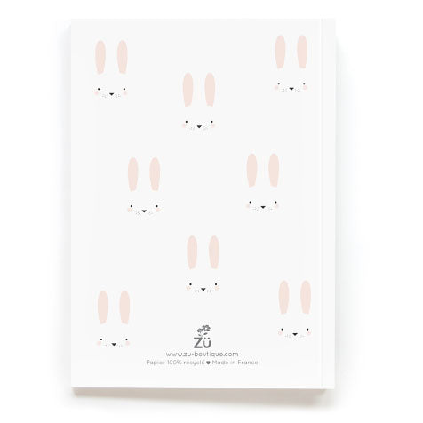 Carnet de note Bunny blanc Zü