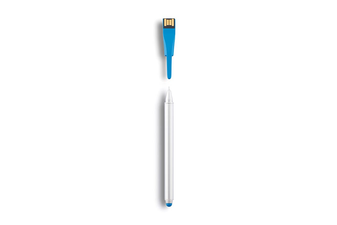Stylet et Clé USB Point - 4GB (Bleu)
