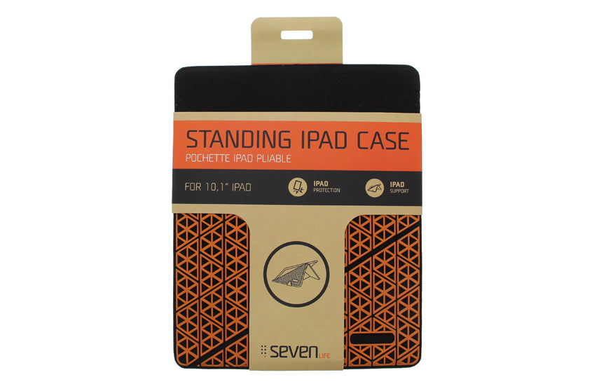 Protection pour tablette iPad pliable Seven Life Orange