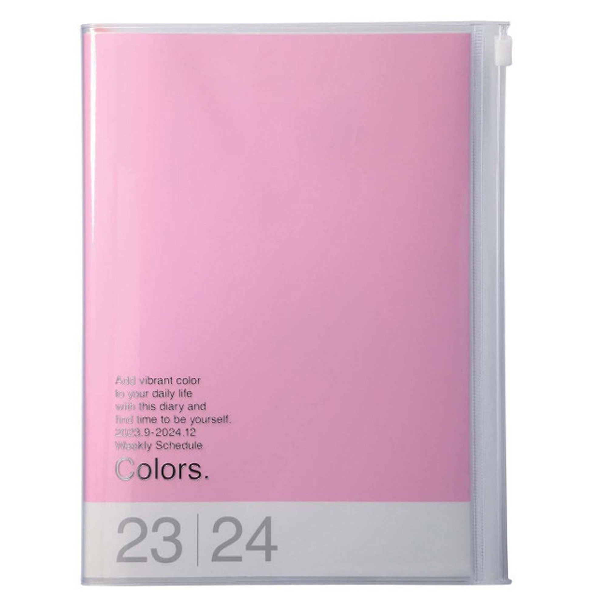Agenda 2023-2024 Mark's Japan A5 Colors Rose - Weekly Vertical Type - sep. 23 à déc. 24
