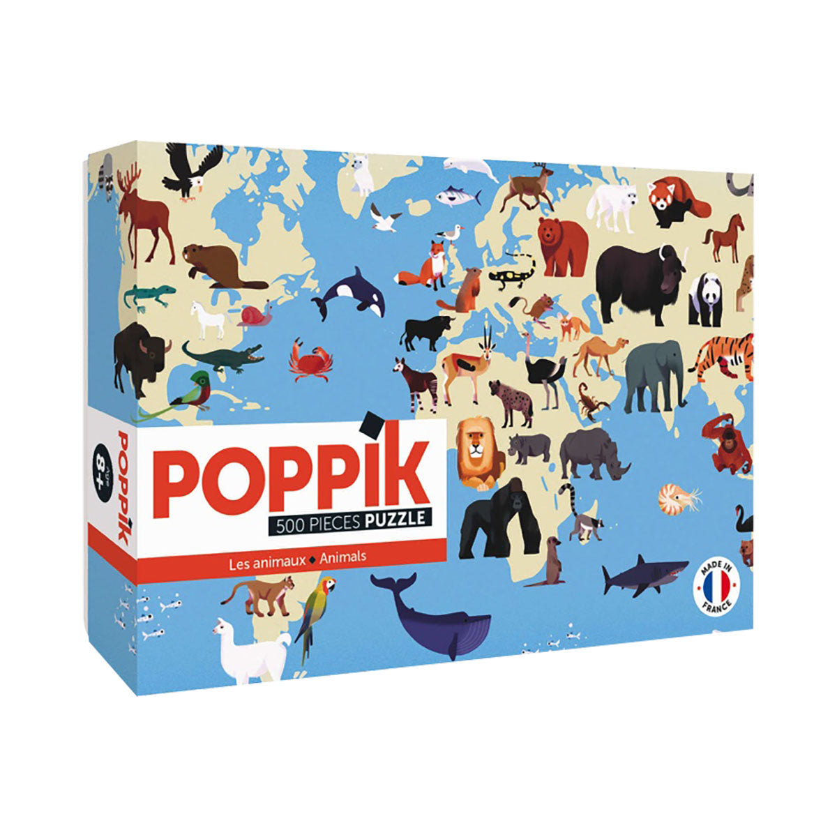 Puzzle 500 pièces Animaux du Monde par POPPIK