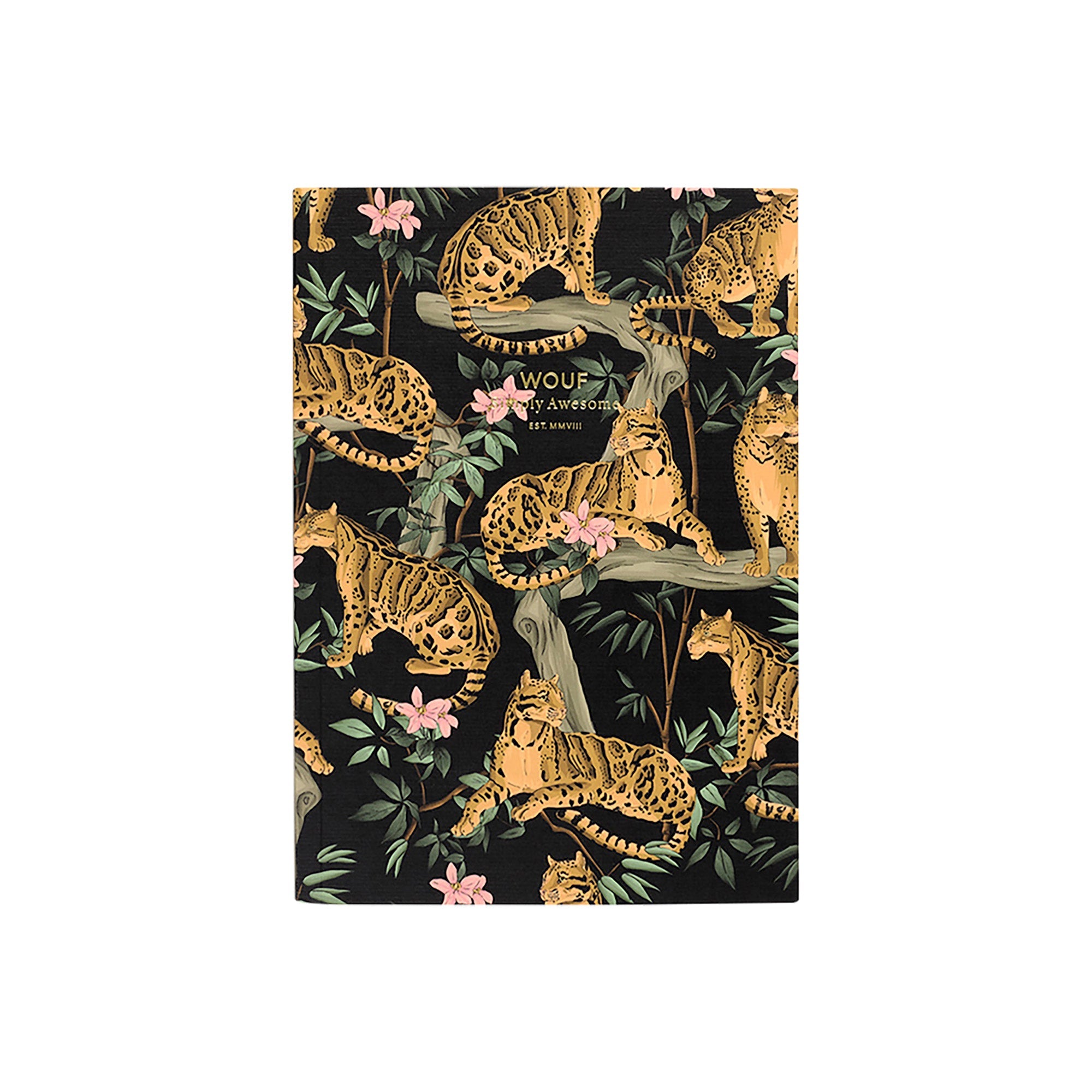 Cahier original ligné - Format A6 - Black Lazy Jungle by WOUF