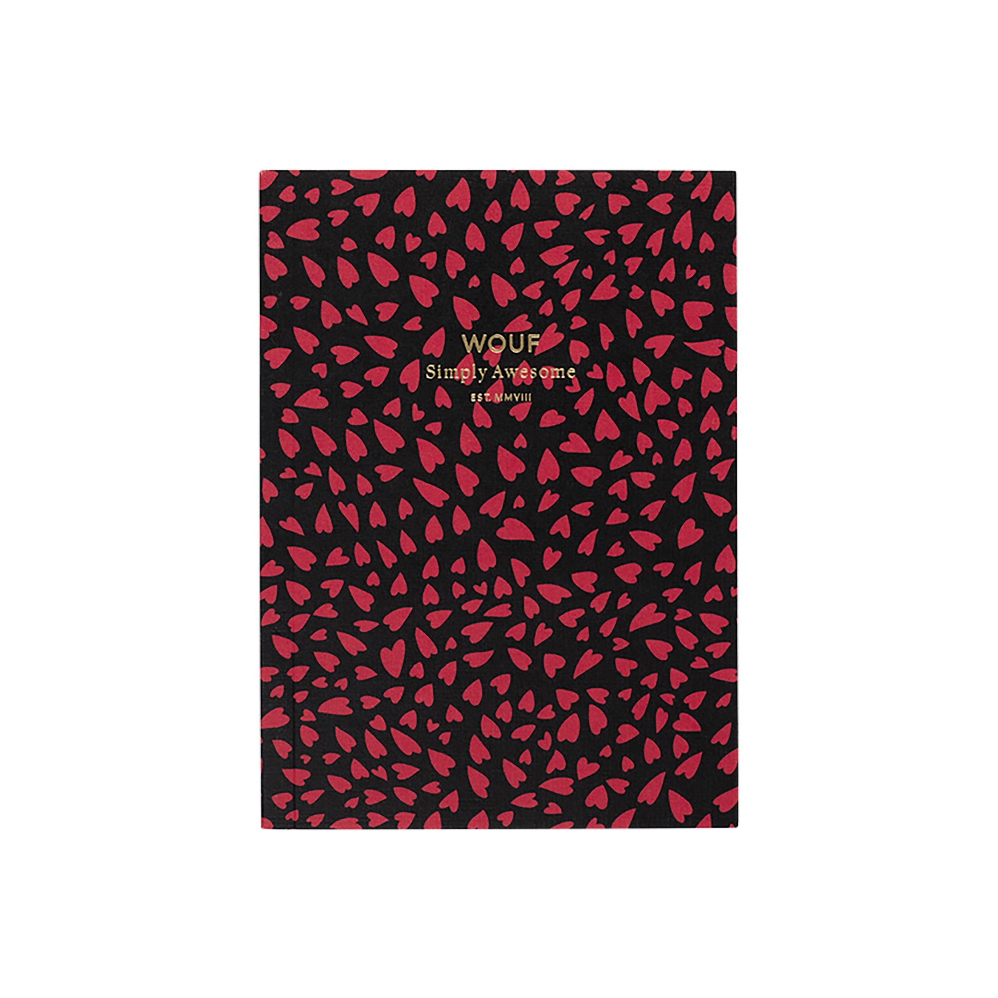 Cahier original ligné - Format A6 - Hearts by WOUF