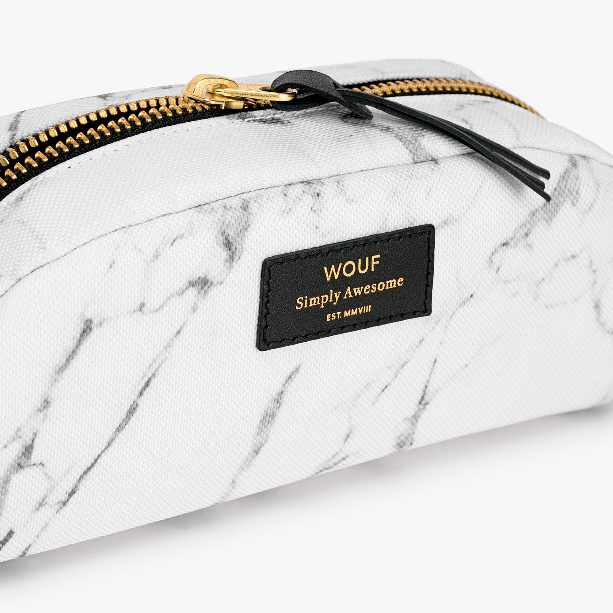 Petite trousse beauté White marble by WOUF