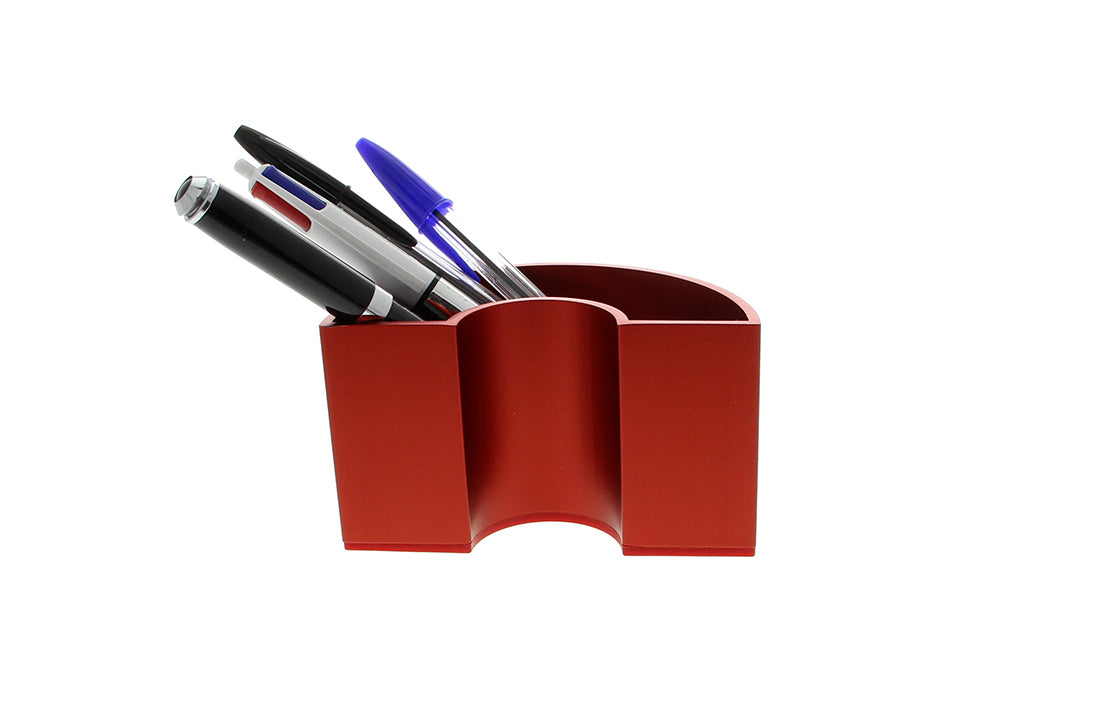 Petit pot à crayons Design - Rouge