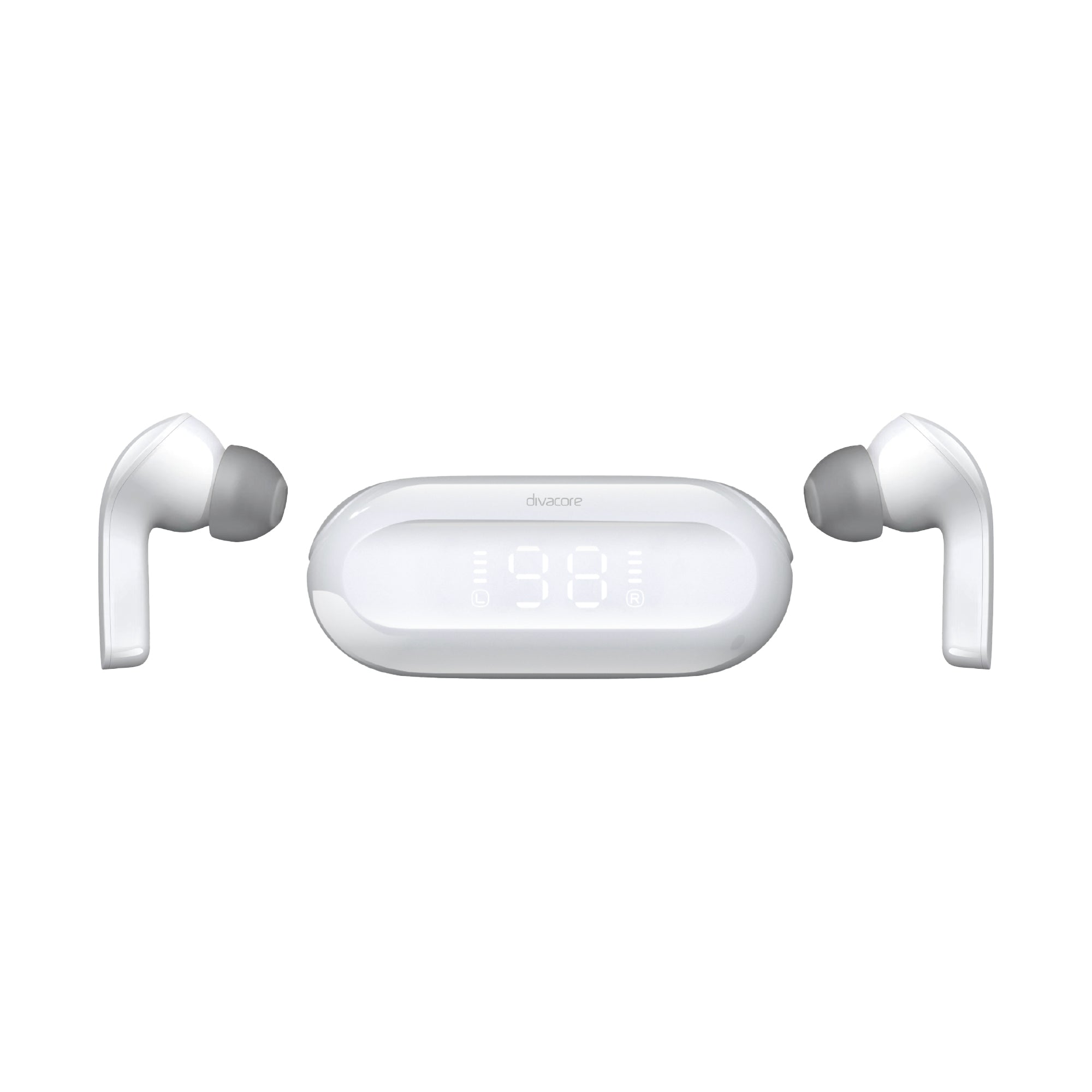 Écouteurs true wireless Divacore Twist - Blanc